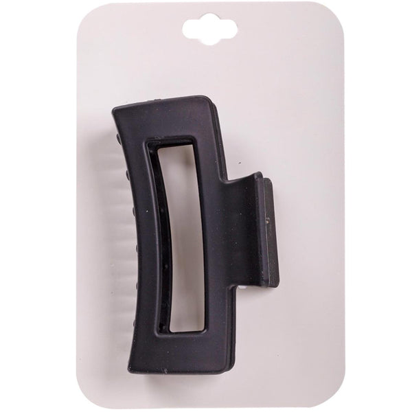Bodico Matte Black Claw Clip, Small