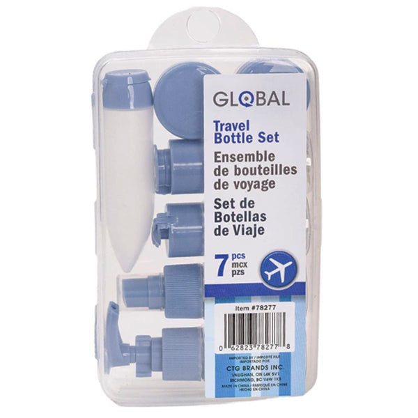 Global Travel Bottle Set, 7-Piece