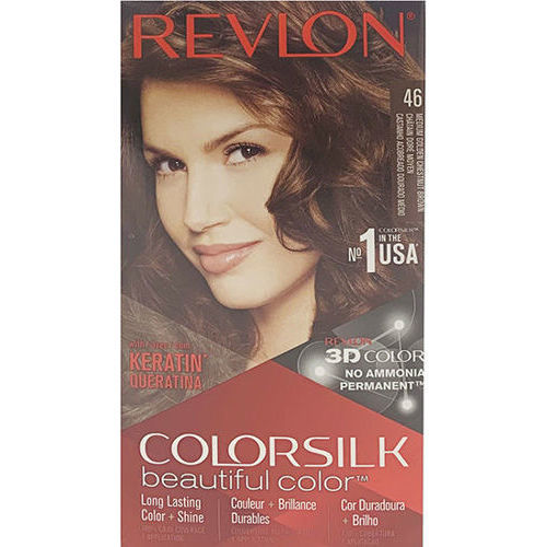 Revlon ColorSilk Hair Colour, 46 Medium Golden Chestnut Brown