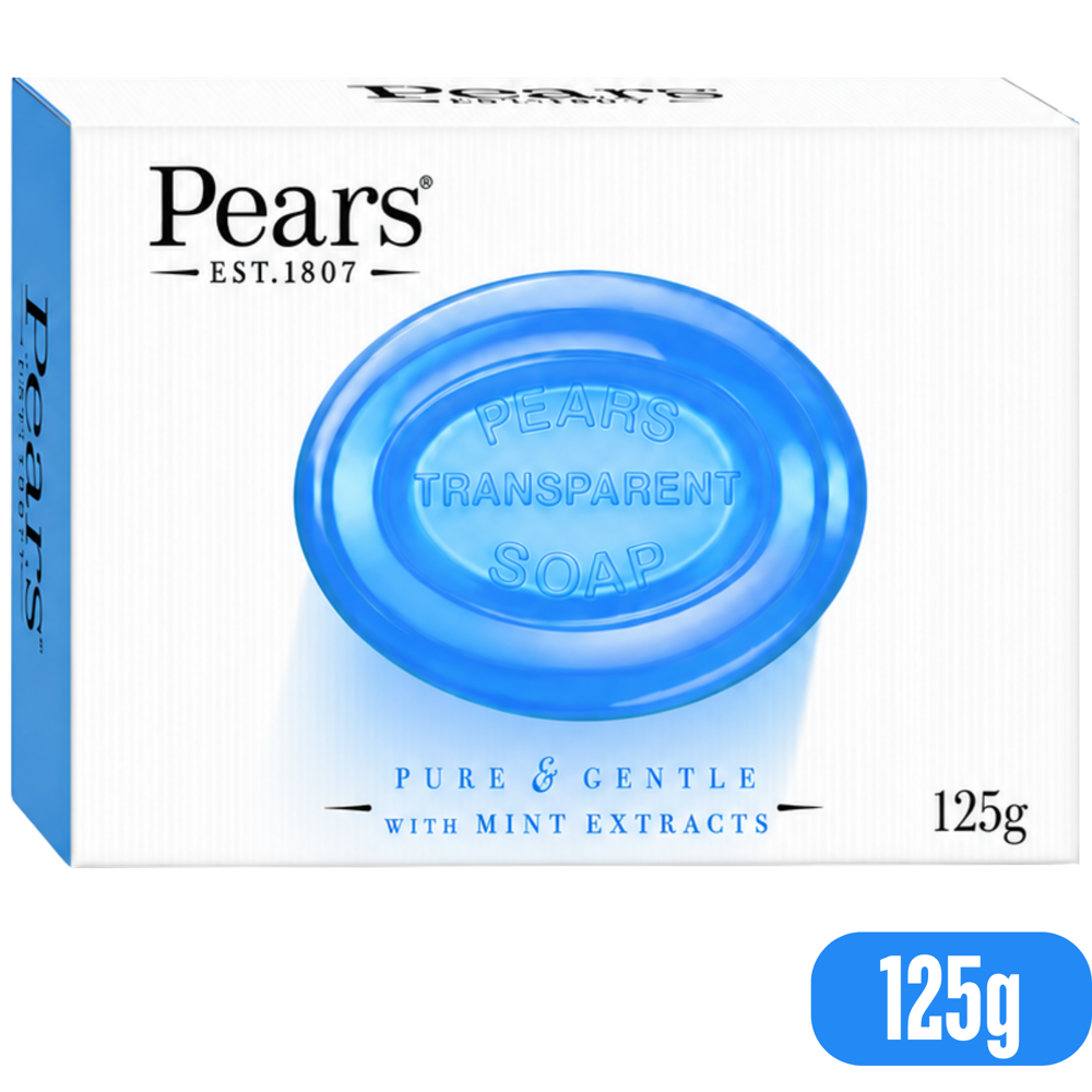 Pears Mint Extract Bar Soap, 125 g