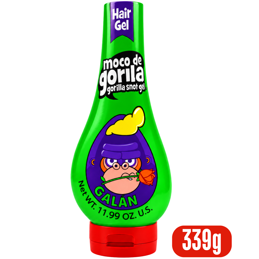 Moco de Gorila Sport Styling Gel, Green, 340 g