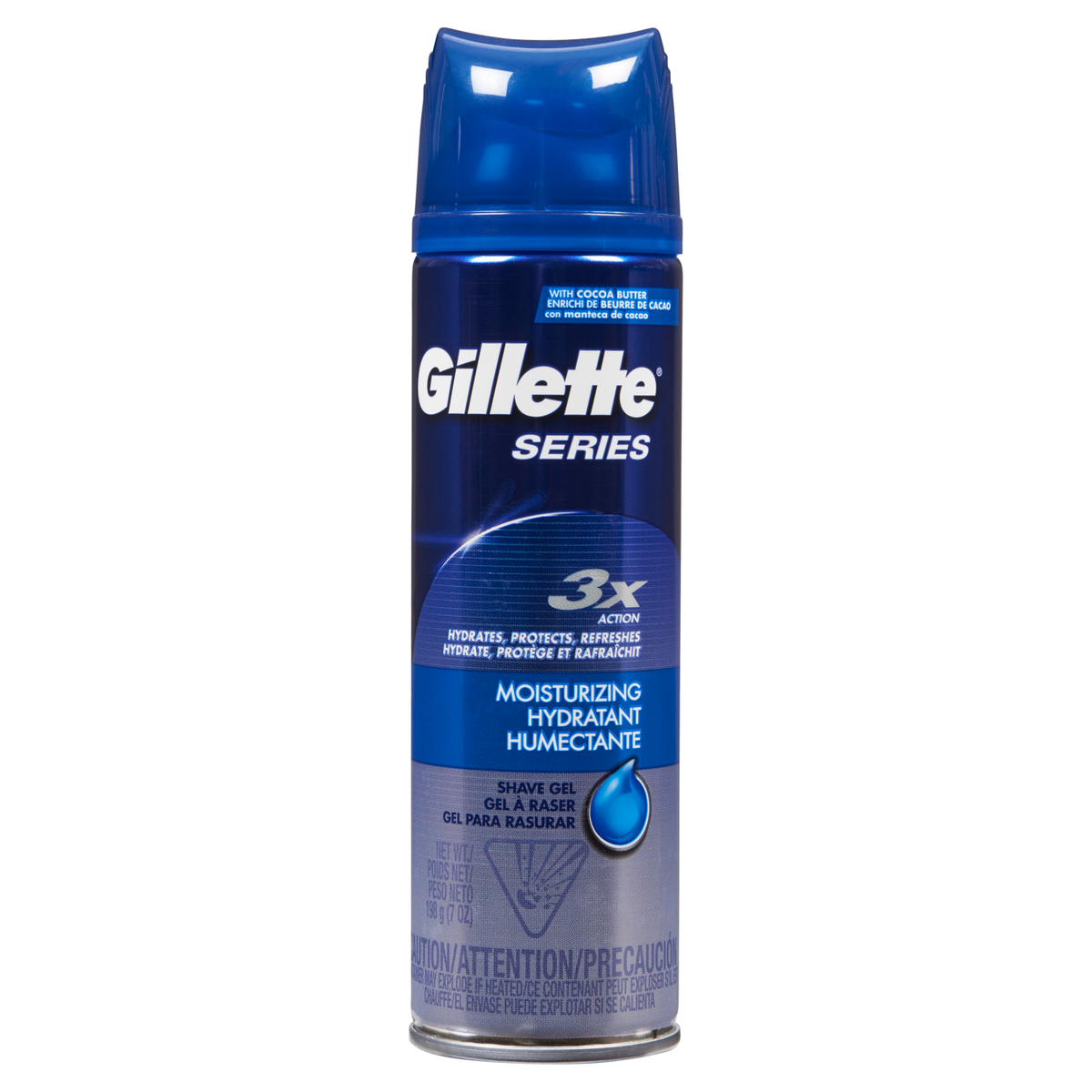 Gillette Series Moisturizing Shave Gel, 198 mL
