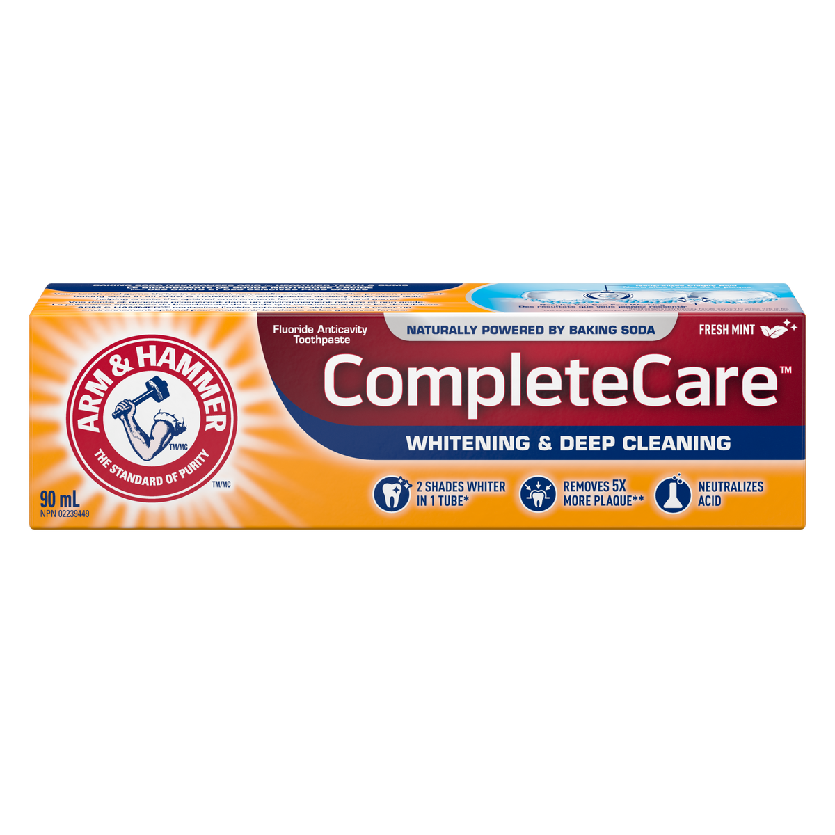 Arm & Hammer Complete Care Whitening Deep Cleaning Toothpaste, 90 mL