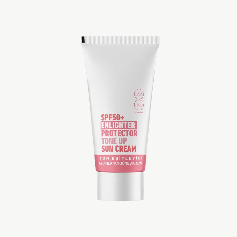 Tone Equalizer High Protection SPF 50+ Brightening Pink Facial Sun Cream 50 ml.