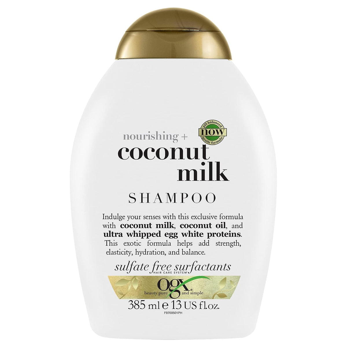 OGX Nourishing Coconut Milk Shampoo, 385 mL