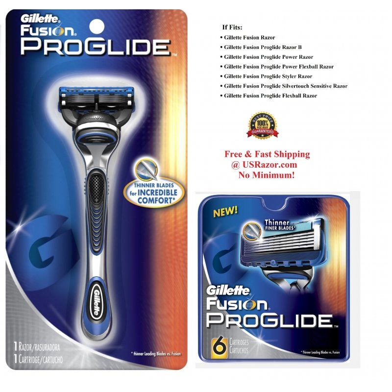 Gillette ProGlide Razor with 3 Cartridges