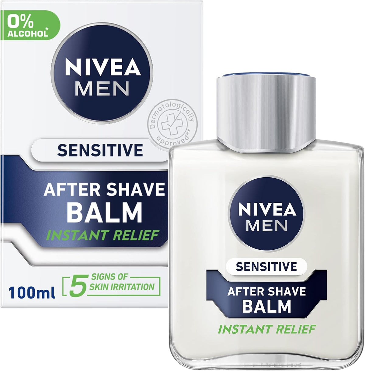 NIVEA Men Sensitive Post Shave Balm, 100 mL