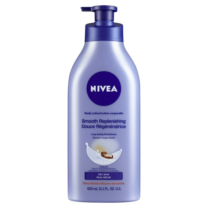 NIVEA Smooth Replenishing Body Lotion, 625 mL