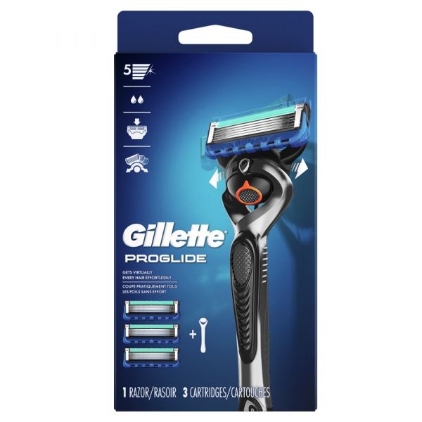 Gillette Fusion5 ProGlide Razor with 3 Cartridges