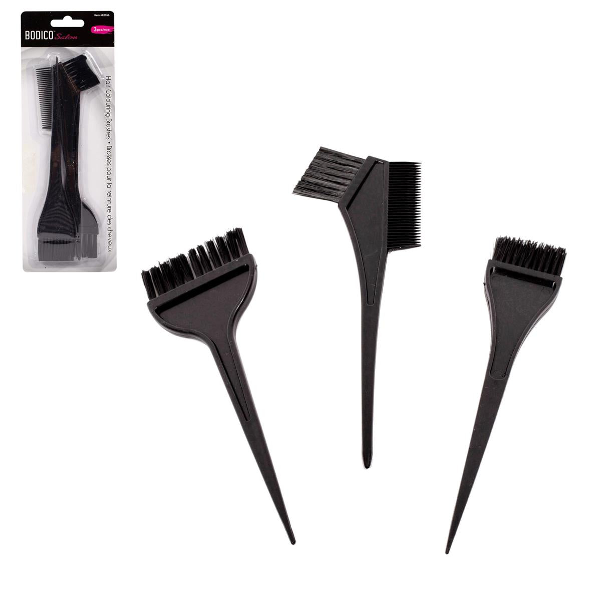 Bodico Hair Colouring Brushes, 3-Piece