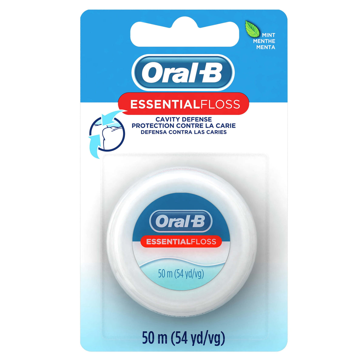 Oral-B Essential Floss Cavity Defense, 50 m