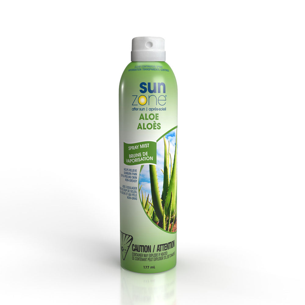 Sunzone After Sun Aloe Vera Clear Spray, 177 mL