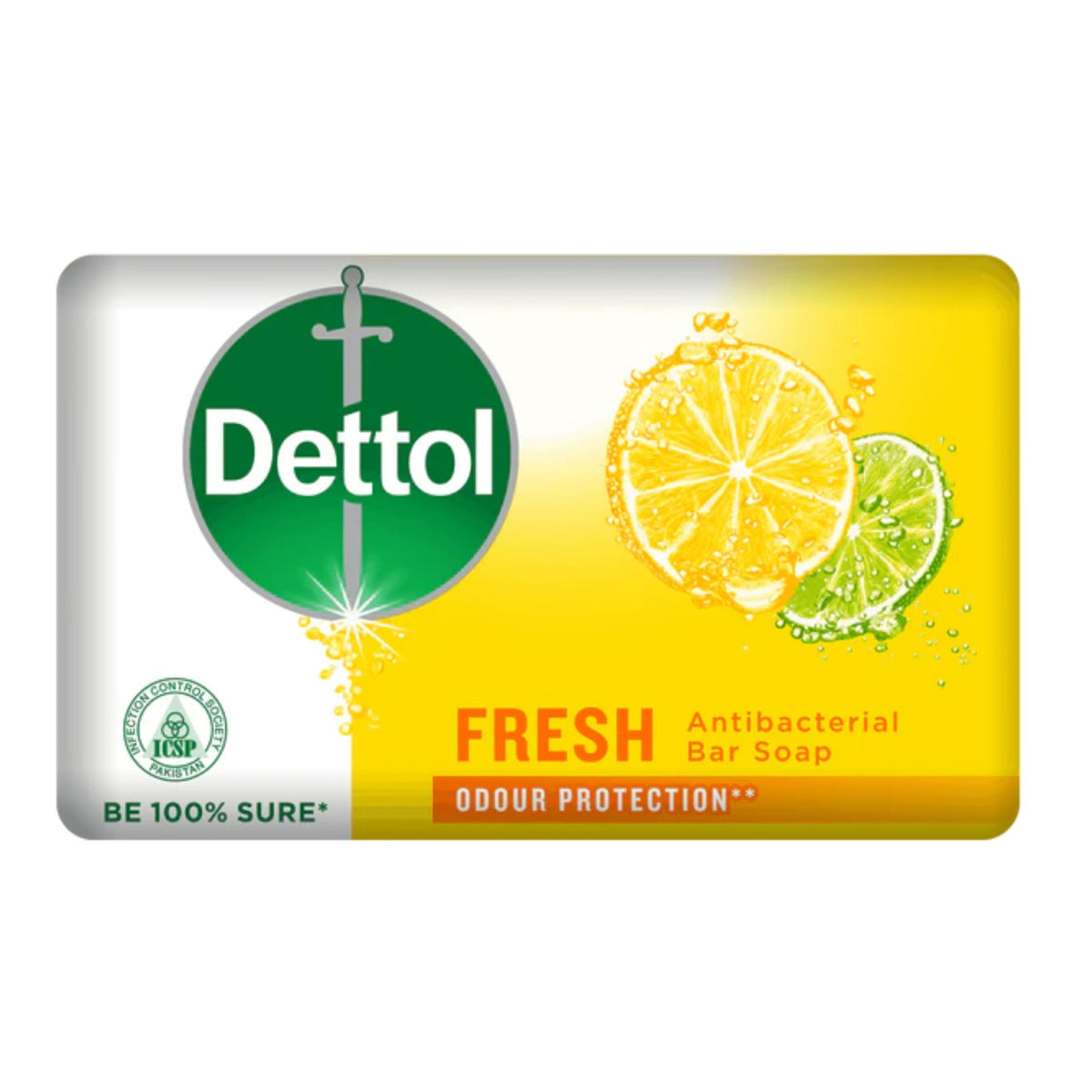 Dettol Fresh Antibacterial Bar Soap, 100 g