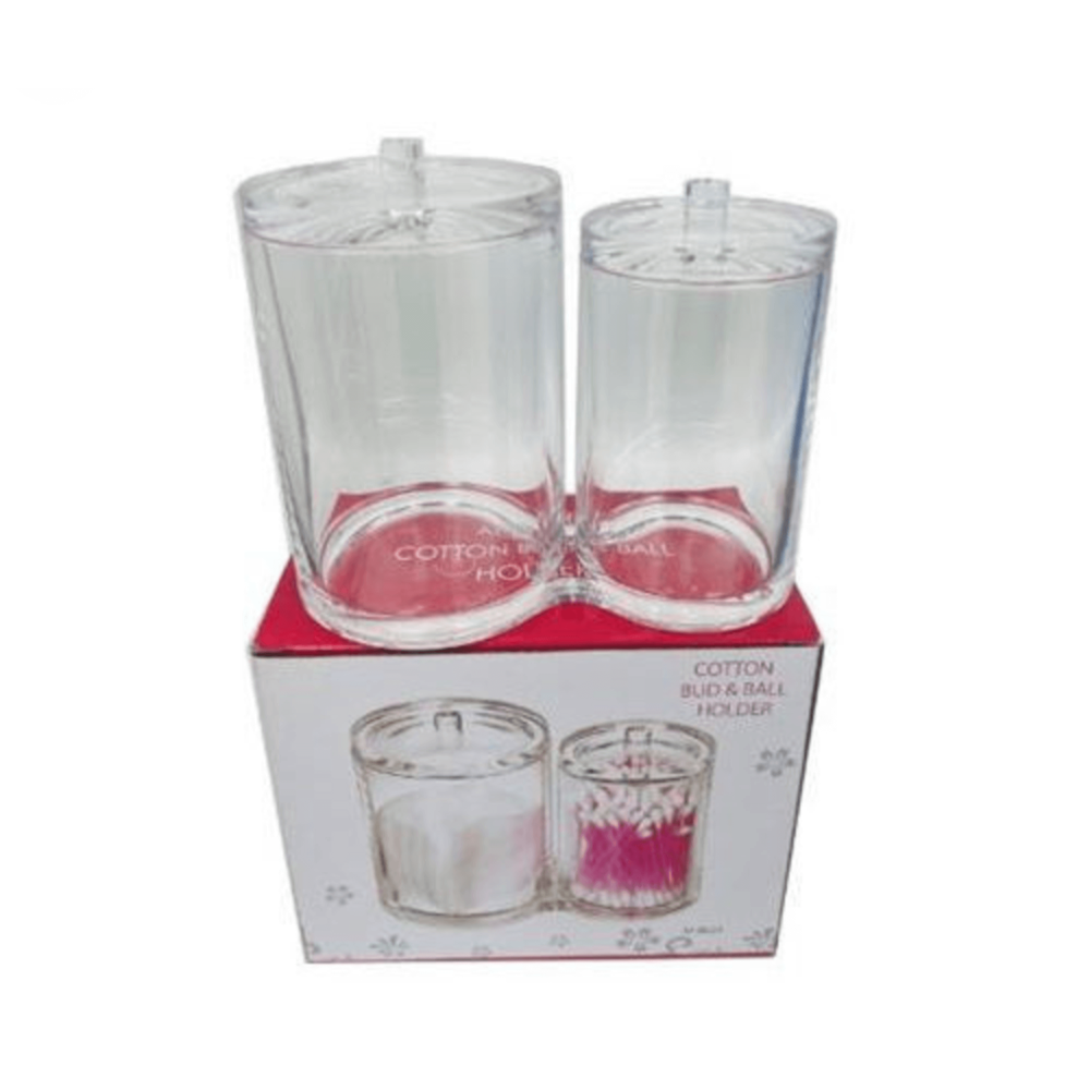 Acrylic Cotton Bud & Brush Holder