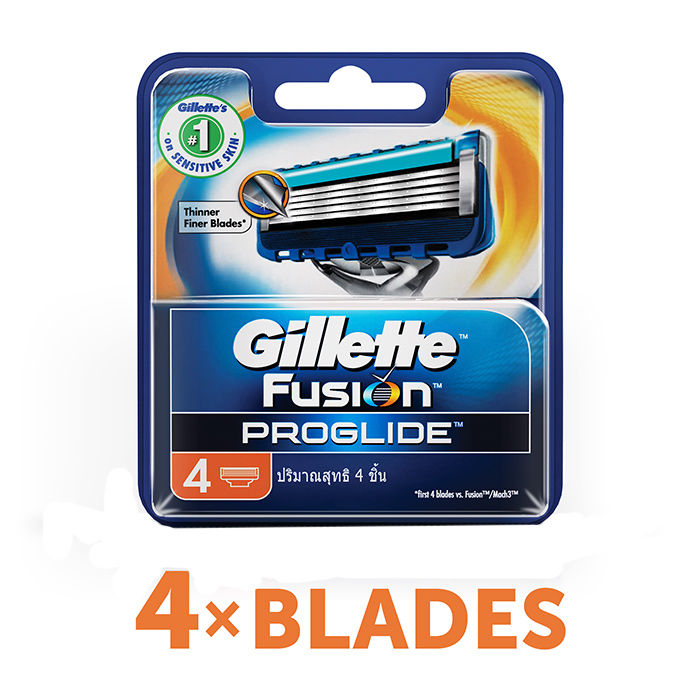 Gillette ProGlide Razor Cartridges, 4-Pack