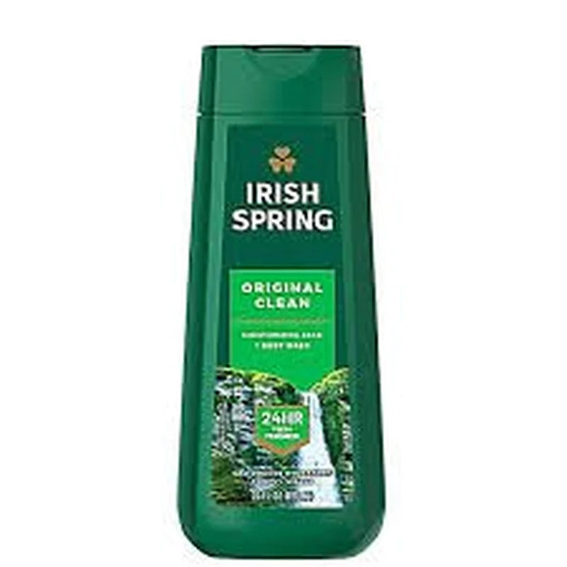 Irish Spring Original Clean Moisturizing Face & Body Wash, 591 mL