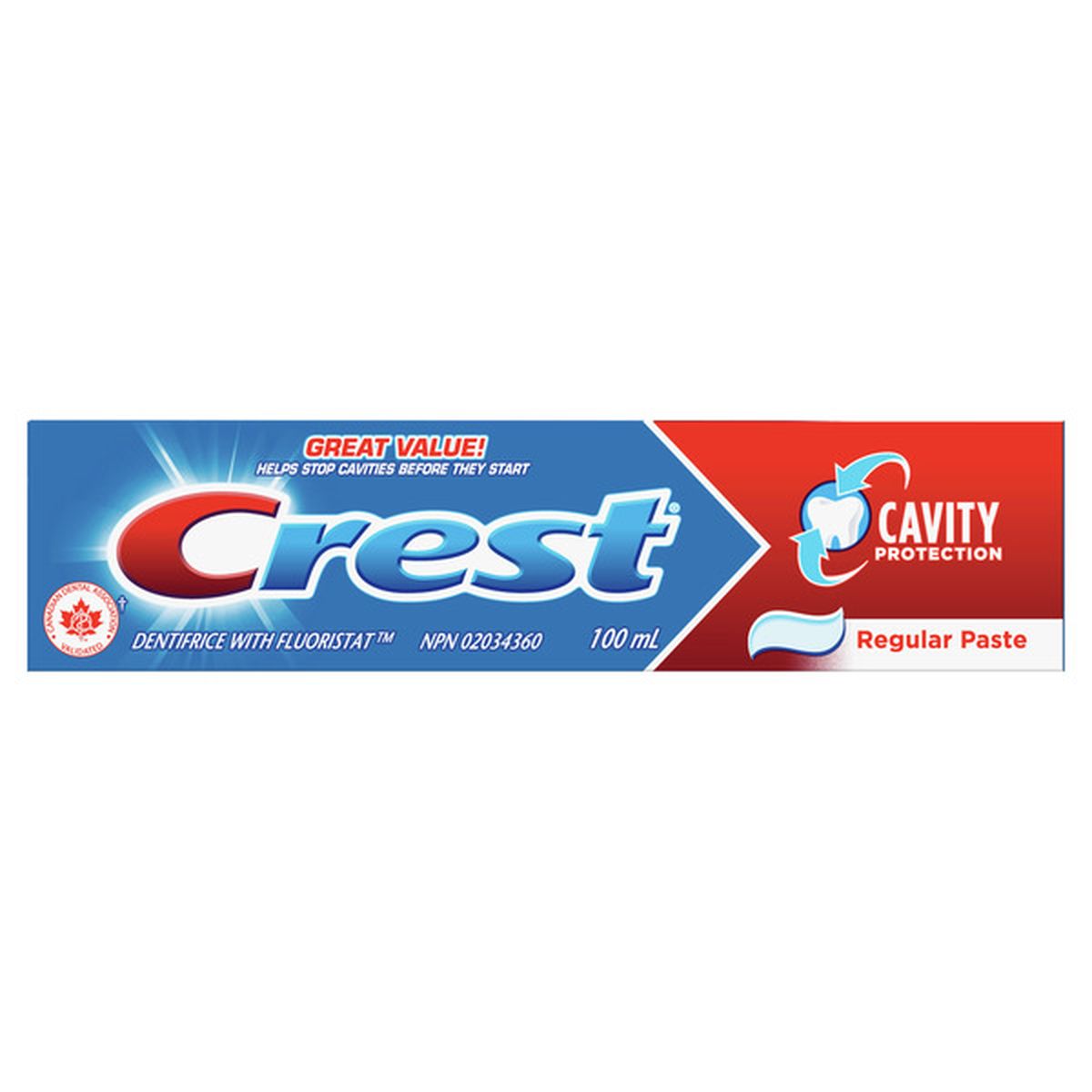 Crest Cavity Protection Toothpaste, Regular, 100 mL