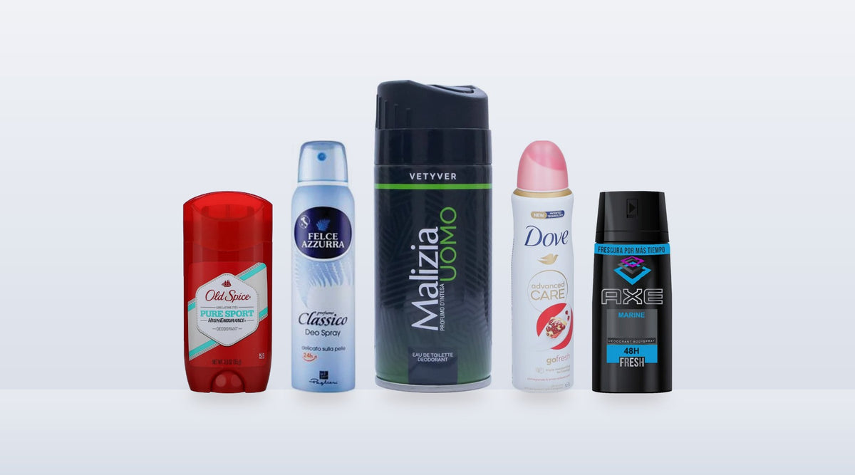 Deodorants & Body Sprays collection: Old Spice, Felce Azzurra, Malizia, Dove and AXE