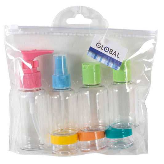 Global Travel Bottle Set with Case, 7-Piece