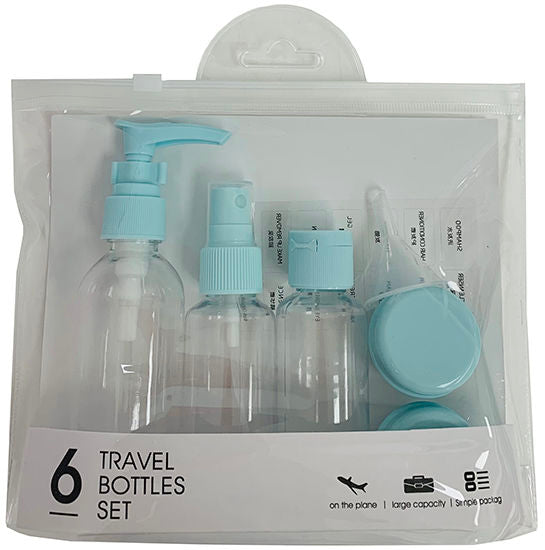 Travel Bottle Set, 6-Piece
