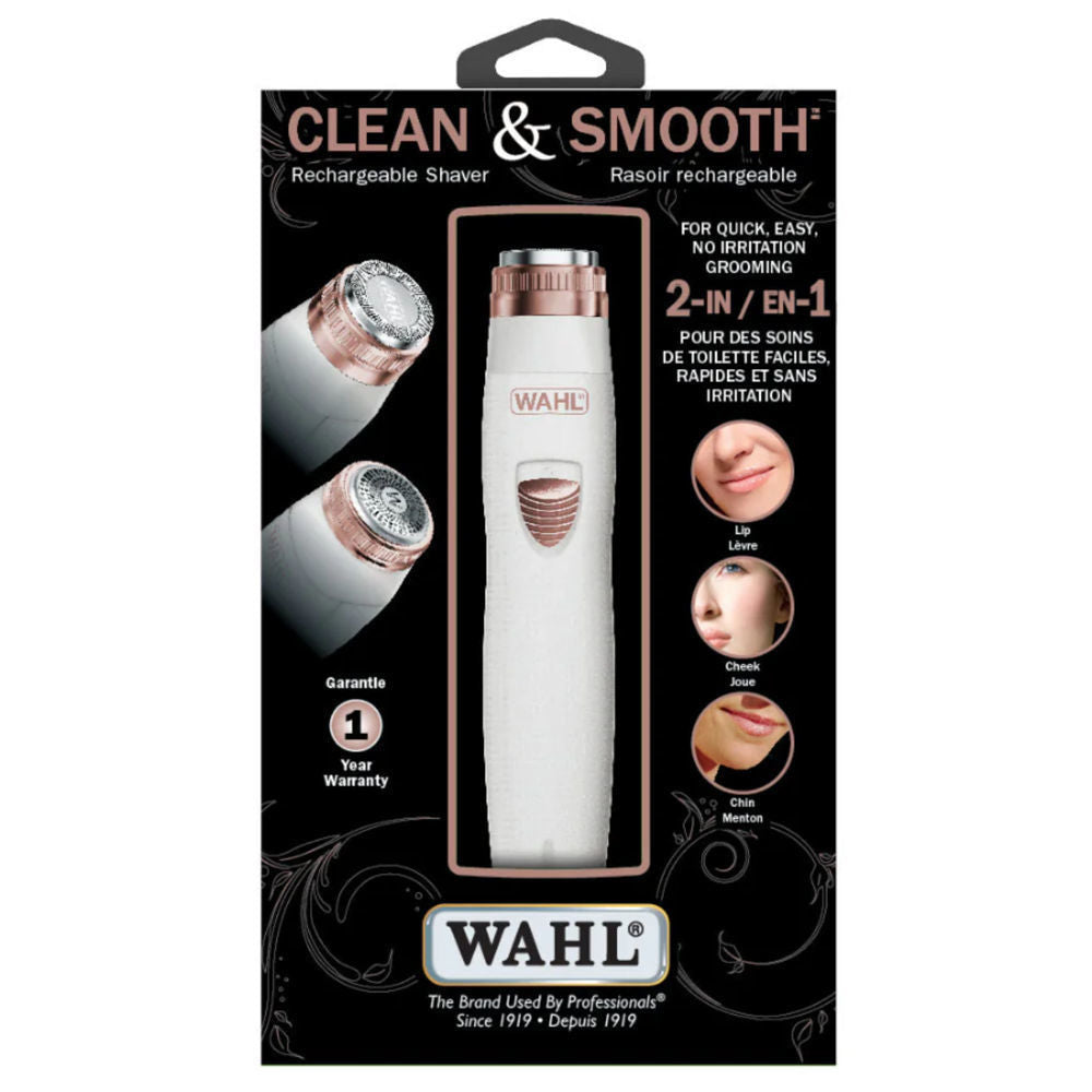 Wahl Clean & Smooth 2-in-1 Rechargeable Shaver