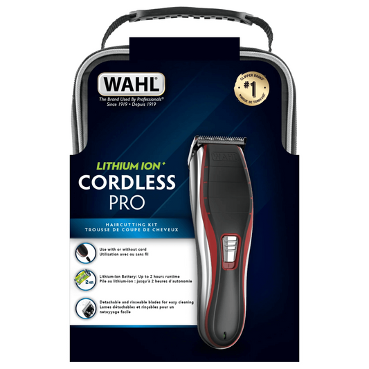 Wahl Lithium Ion Cordless Pro Haircut Kit, 20-Piece