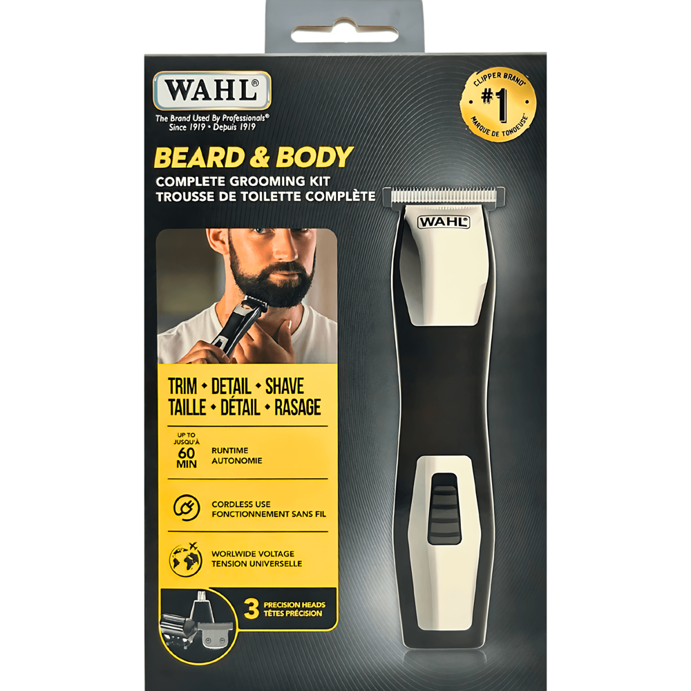 Wahl 3-in-1 Rechargeable Multigroomer, 9-Piece
