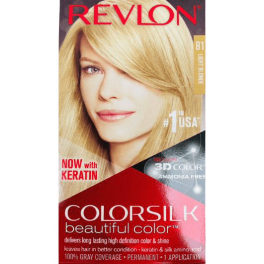 Revlon ColorSilk Hair Colour, 81 Light Blonde