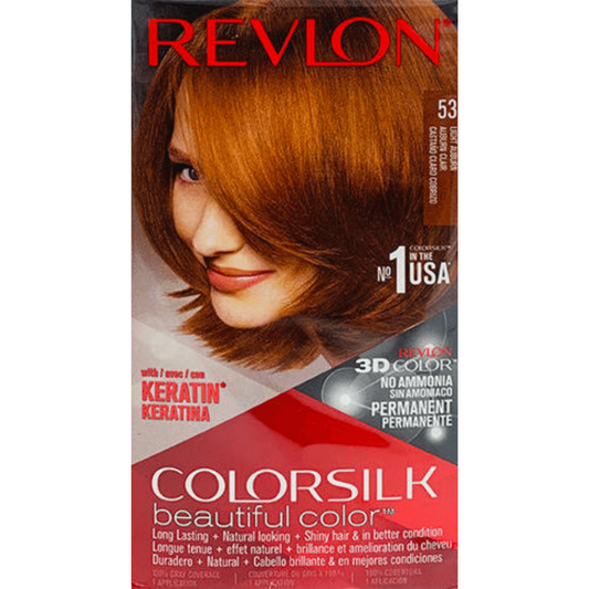 Revlon ColorSilk Hair Colour, 53 Light Auburn