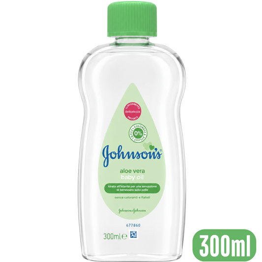 Johnson's Baby Oil with Aloe Vera, 300 mL