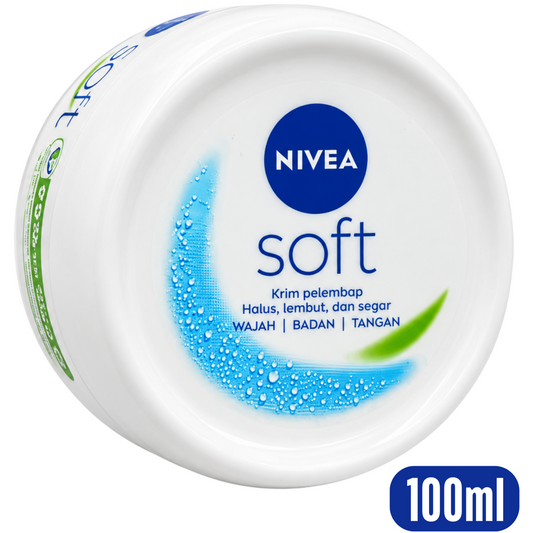 NIVEA Soft Moisturizing Cream, 100 mL