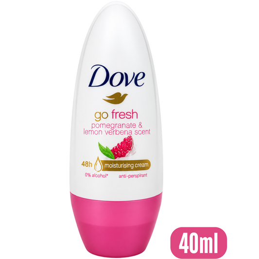 Dove Go Fresh Pomegranate & Lemon Verbena Roll-On Antiperspirant, 40 mL