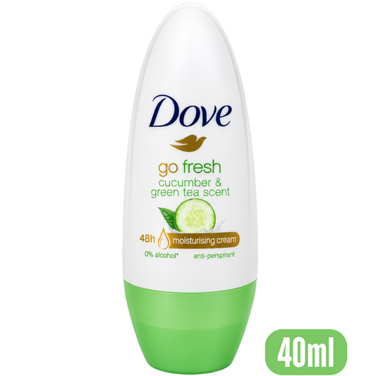 Dove Cucumber & Green Tea Roll-On Antiperspirant, 40 mL