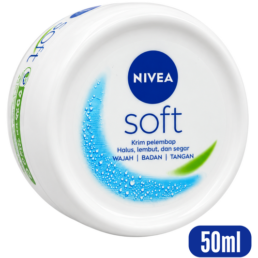NIVEA Soft Moisturizing Cream, 50 mL