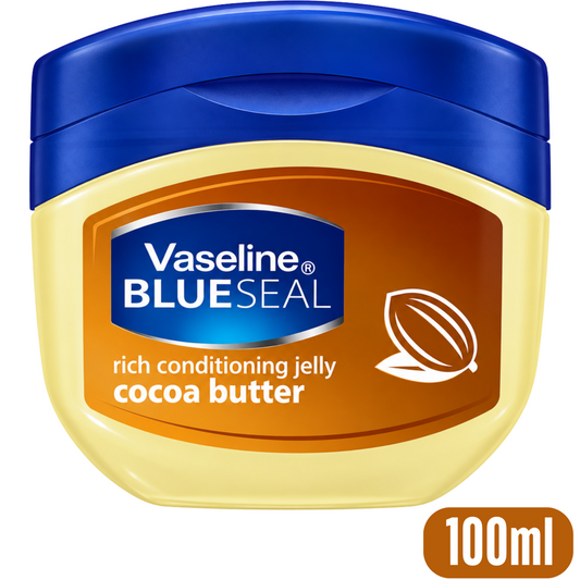 Vaseline Petroleum Jelly, Cocoa Butter, 100 mL