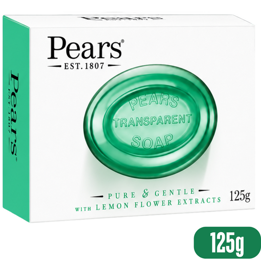 Pears Lemon Flower Extract Bar Soap, 125 g