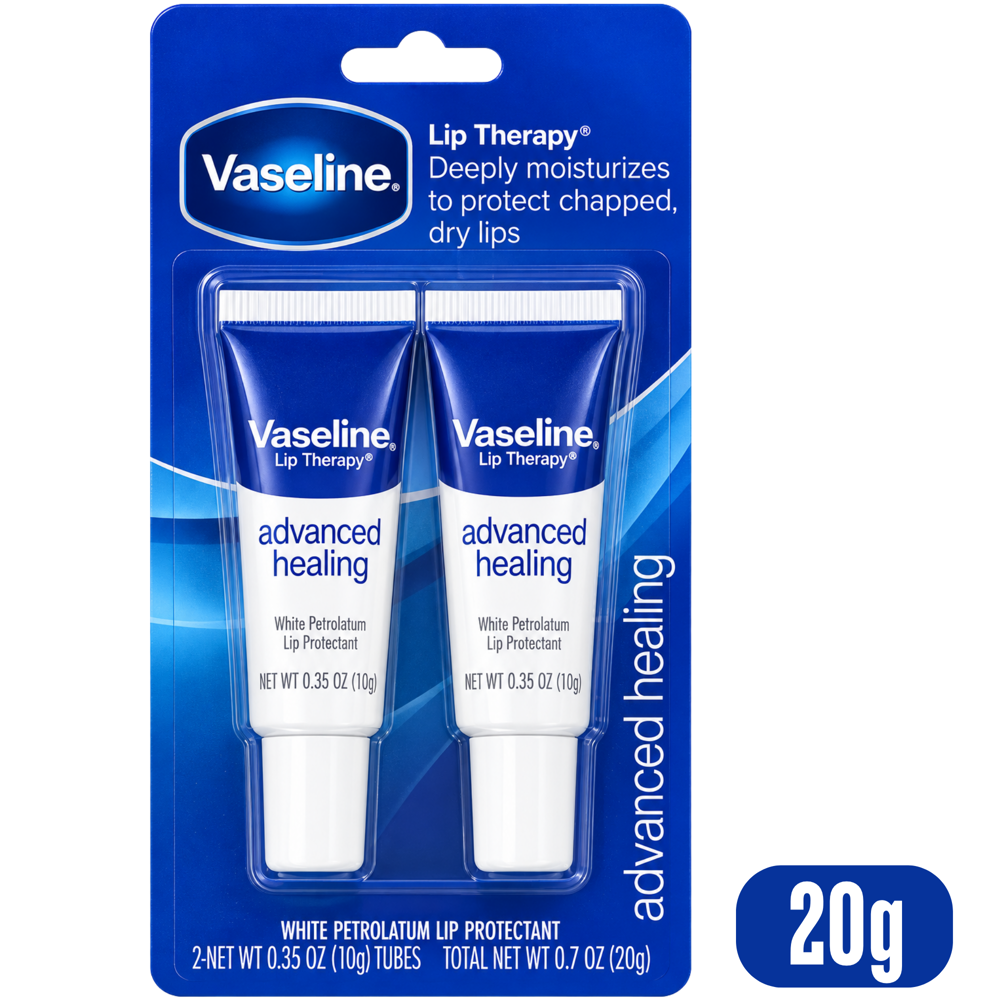 Vaseline Lip Therapy Duo, 2 x 20 g