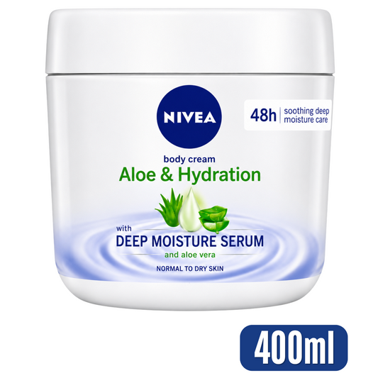 NIVEA Aloe & Hydration Body Cream, 400 mL