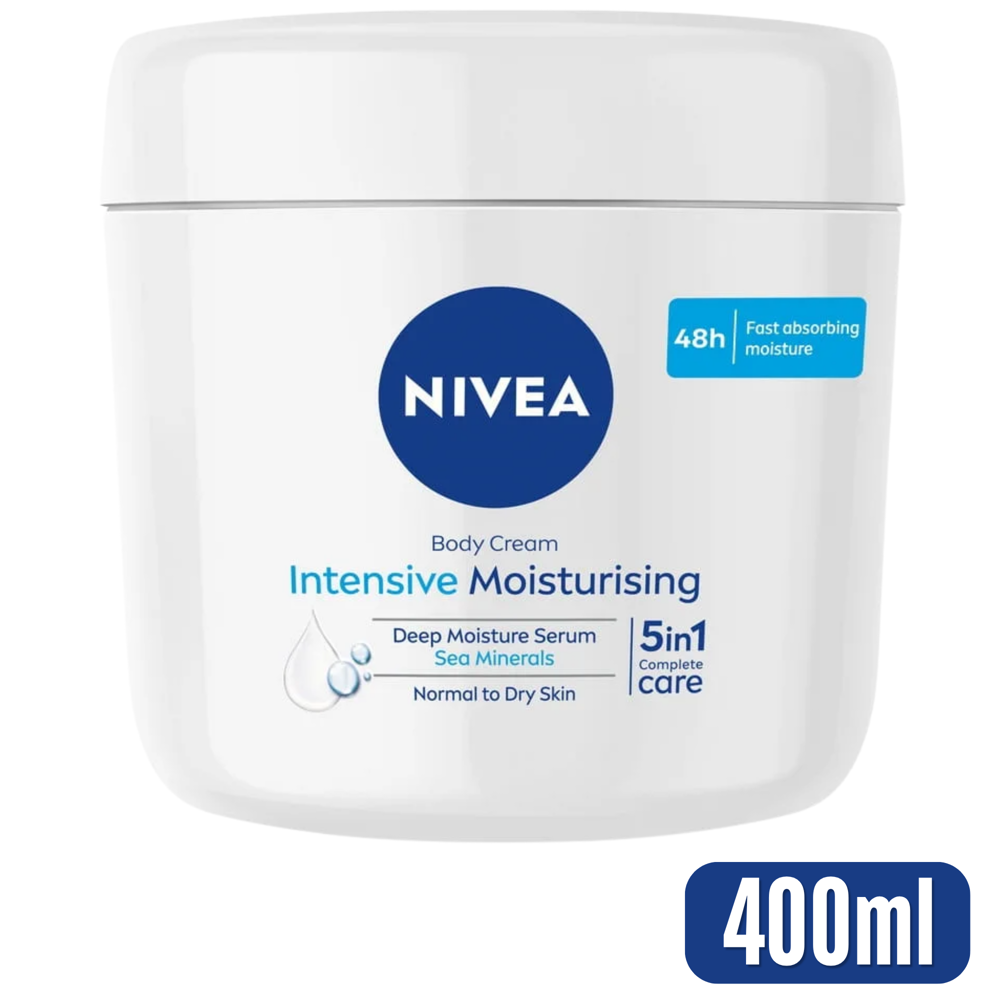 NIVEA Moisturising Body Cream, 400 mL