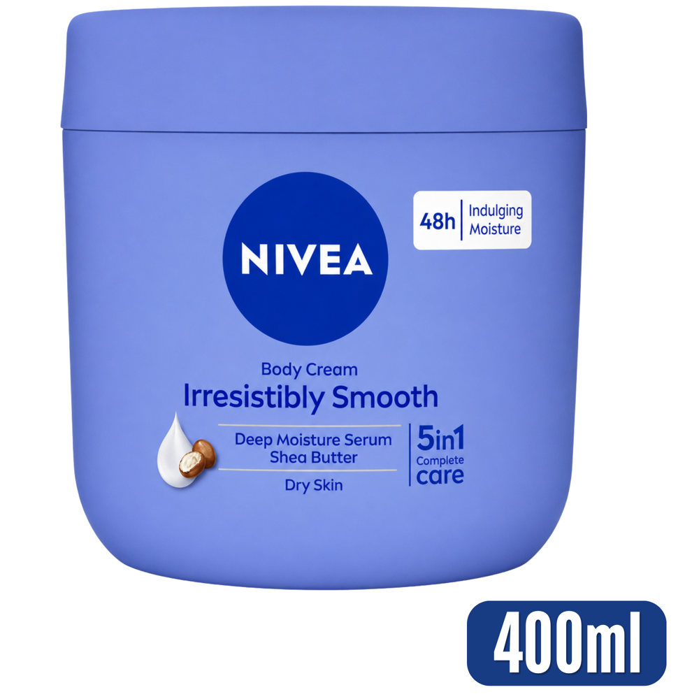 NIVEA Smooth Body Cream, 400 mL