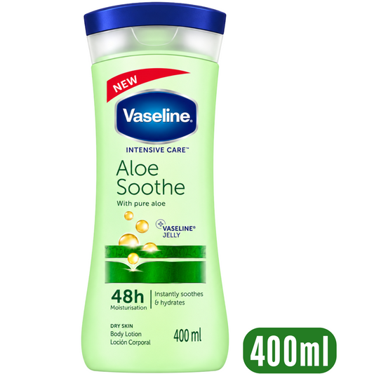 Vaseline Aloe Soothe Body Lotion, 400 mL