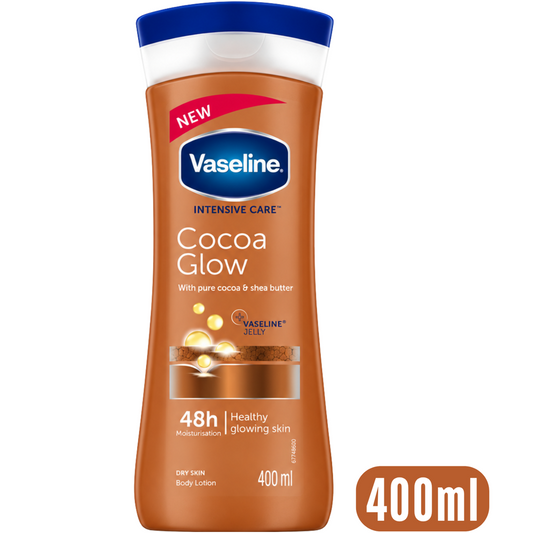 Vaseline Cocoa Glow Body Lotion, 400 mL