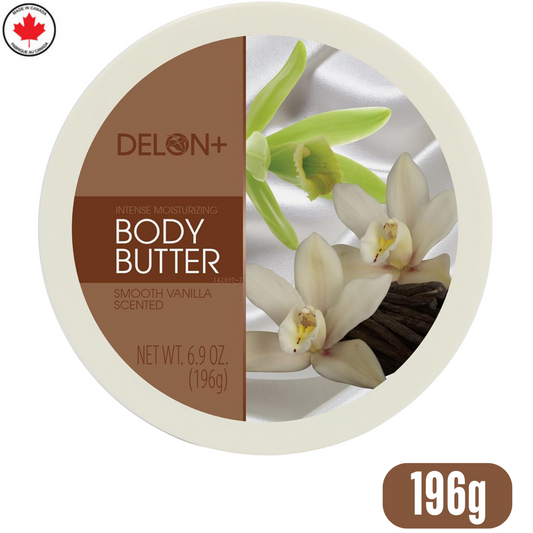 Delon Smooth Vanilla Moisturizing Body Butter, 196 g