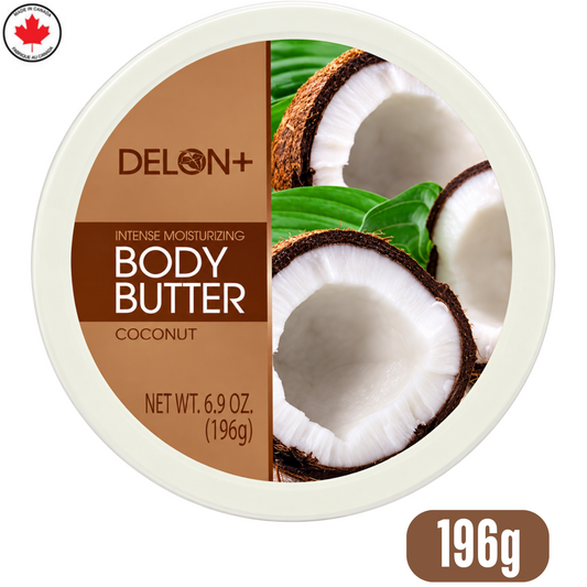 Delon Coconut Moisturizing Body Butter, 196 g