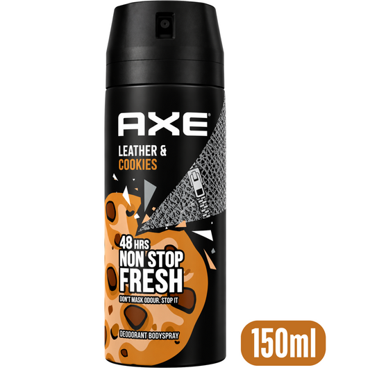 AXE Leather & Cookies Body Spray, 150 mL