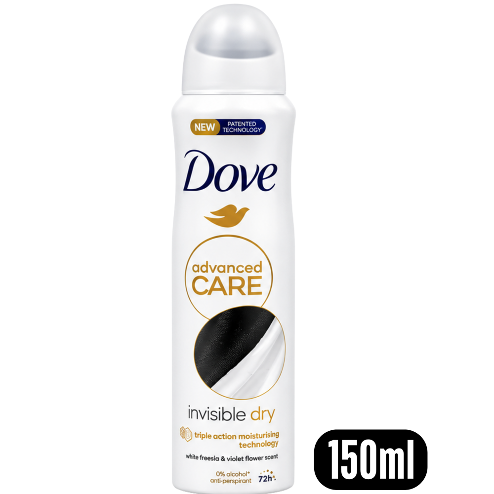 Dove Invisible Dry Antiperspirant Spray, 150 mL