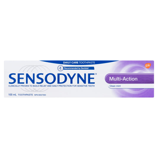 Sensodyne Multi-Action Clean Mint Toothpaste, 100 mL