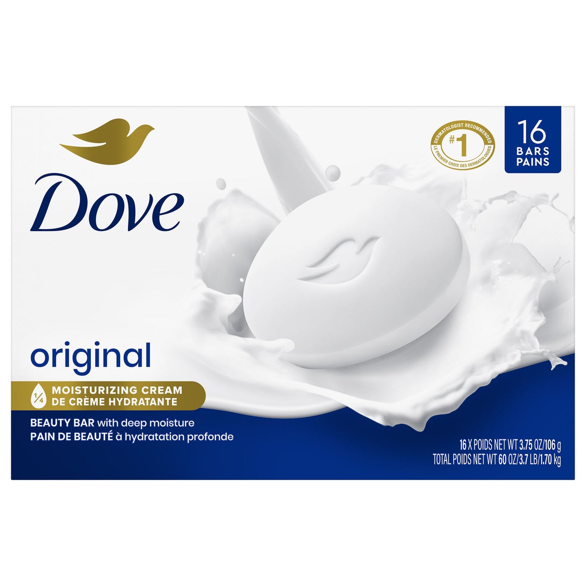 Dove Original Beauty Bar, 106 g