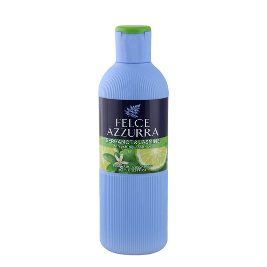 Felce Azzurra Bergamot & Jasmine Refreshing Essence Body Wash, 650 mL