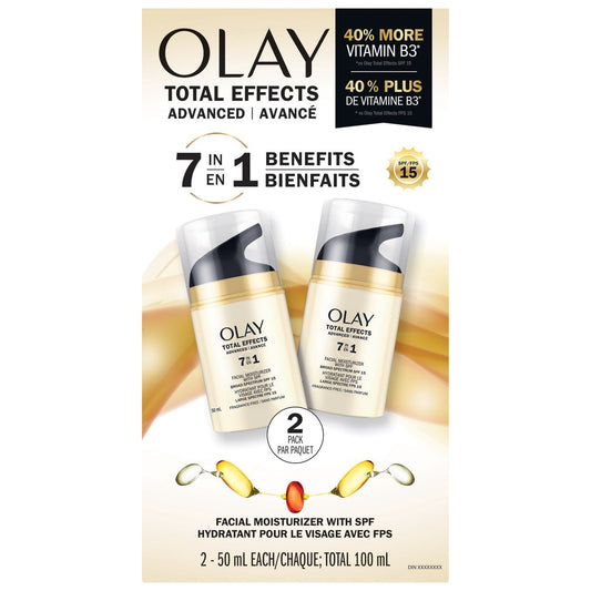Olay Total Effects Advanced Face Moisturizer, 50 mL